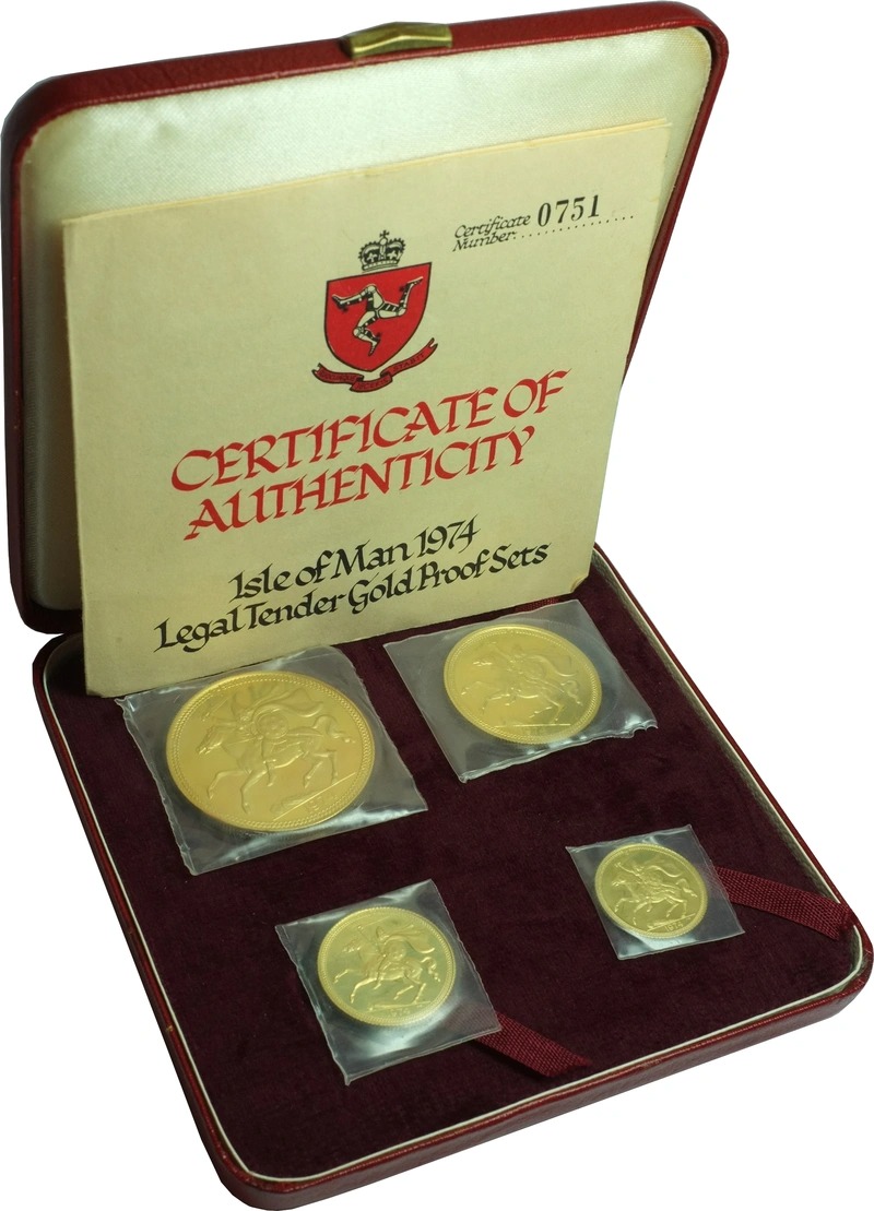 1974 Proof Isle of Man Gold Sovereig