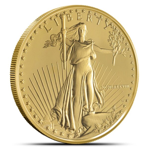 1988 4-Coin Proof American Gold Eagle Set (Box + CoA) - Image 3