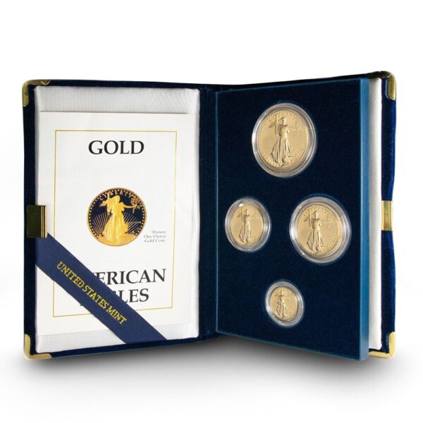 1988 4-Coin Proof American Gold Eagl