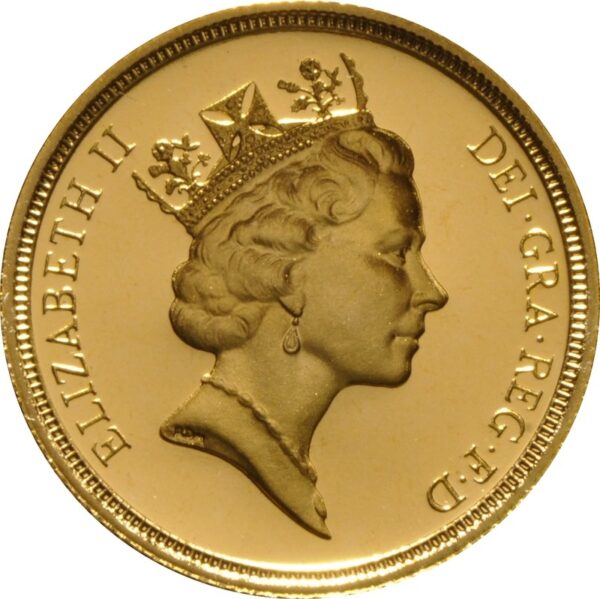 1988 Proof Gold Sovereign 3 Coin Set Boxed - Image 2
