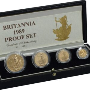 1989 Proof Gold Britannia 4 Coin Set