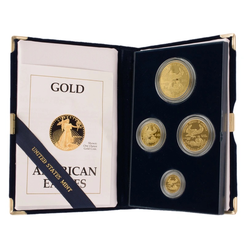 Buy 1989 Proof Gold Eagle 4 Coin Set