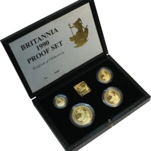 1990 Proof Gold Britannia 4 Coin Set