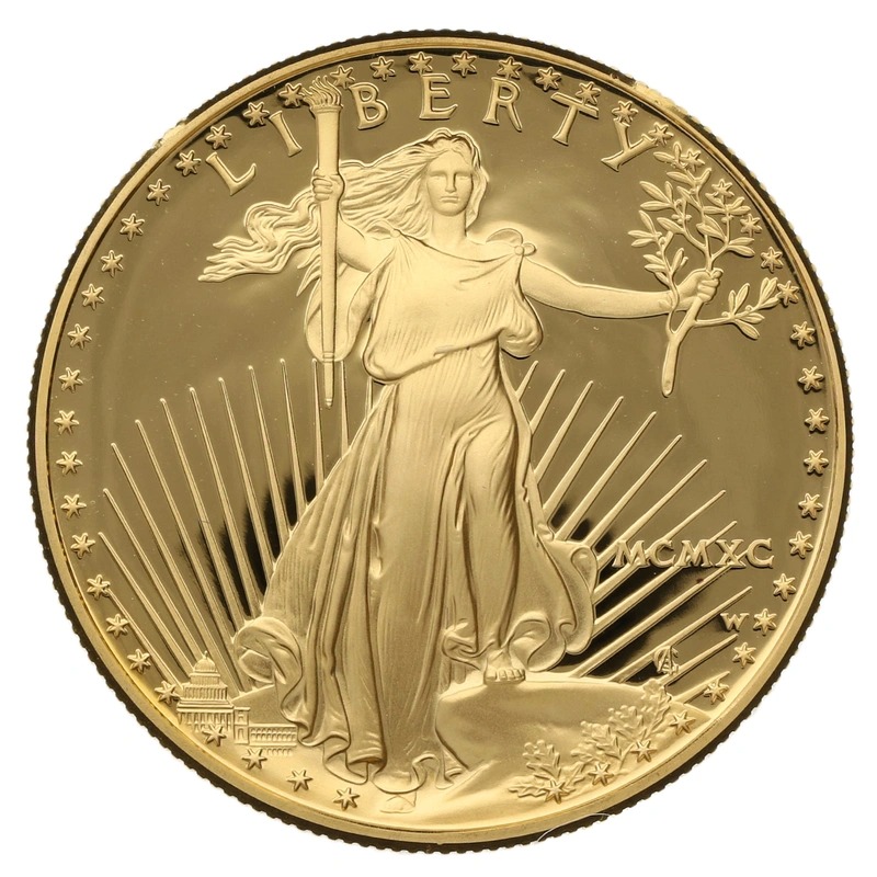 Buy 1990 Proof Gold Eagle 4 Coin Set Boxed - Image 2