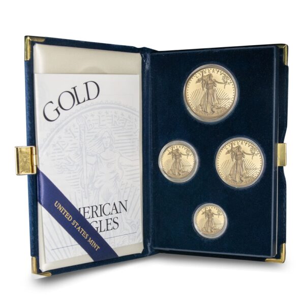 1991 4-Coin Proof American Gold Eagl