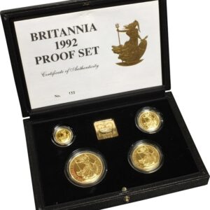 1992 Proof Gold Britannia 4 Coin Set
