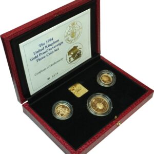 1994 Proof Gold Sovereign 3 Coin Set