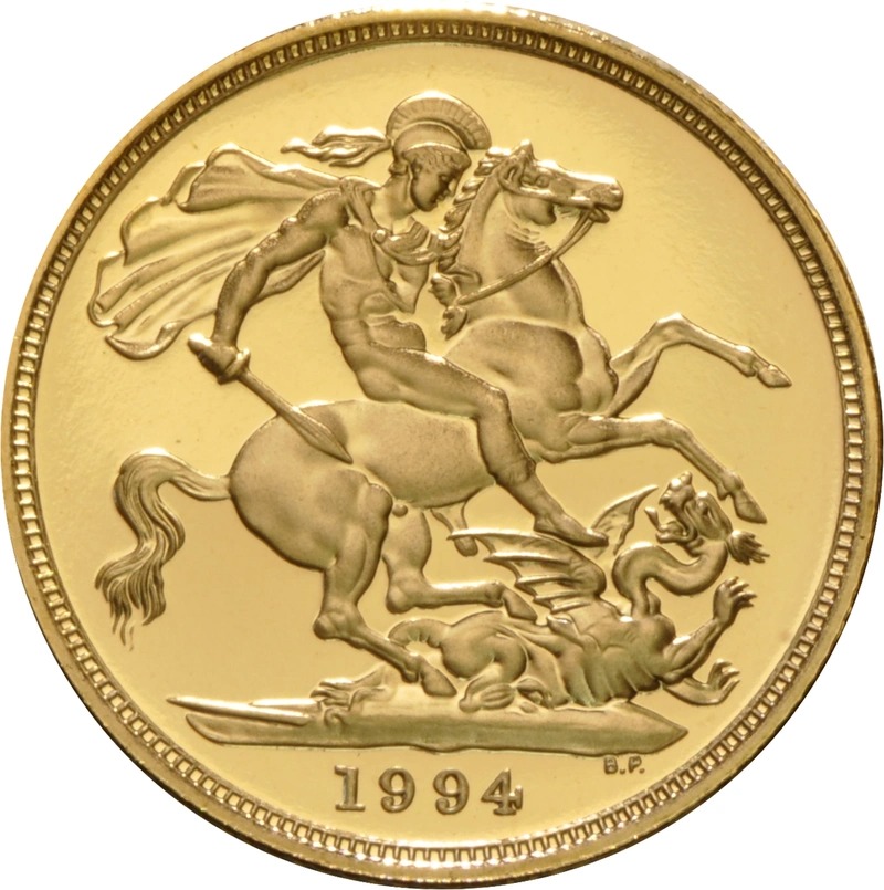 1994 Proof Gold Sovereign 3 Coin Set Boxed - Image 3