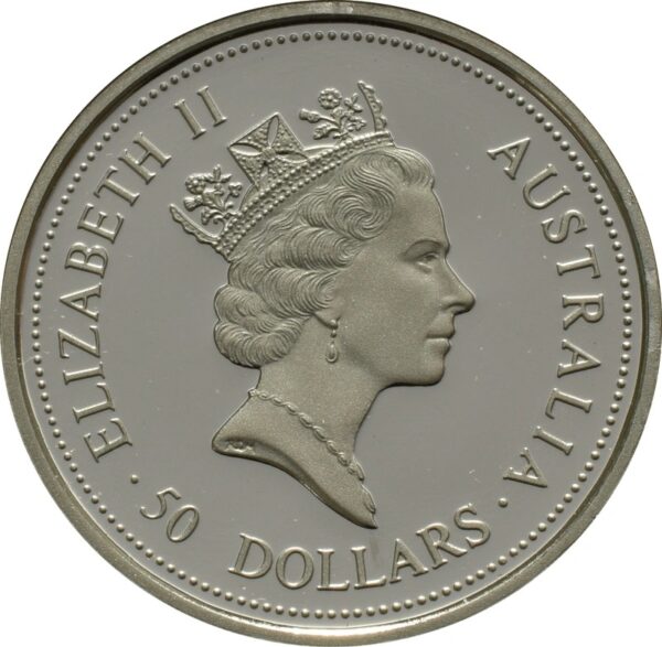 1995 1/2 oz Proof Platinum Australian Koala Boxed - Image 2