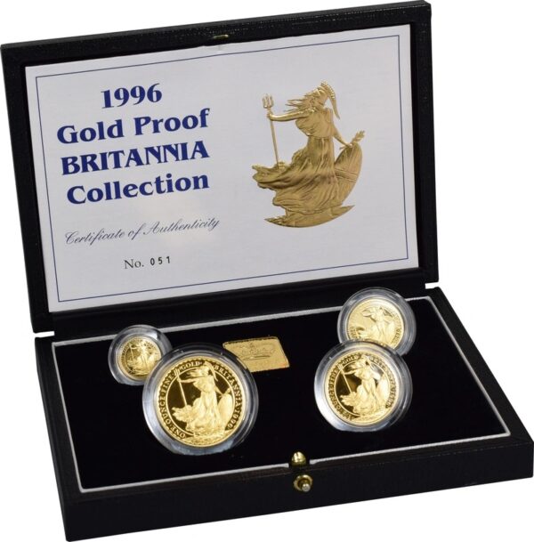 1996 Proof Gold Britannia 4 Coin Set