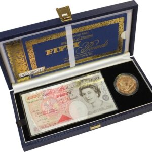 Proof £5 Gold Crown Coin with £50 no