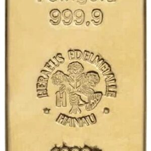 Buy 1KG Heraeus Cast Gold Bar