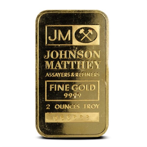 Buy 2 oz Johnson Matthey Gold Bar (Secondary Market) - Image 2