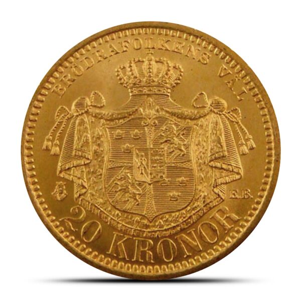 Buy 20 Kronor Sweden Gold Coin (XF+) - Image 2