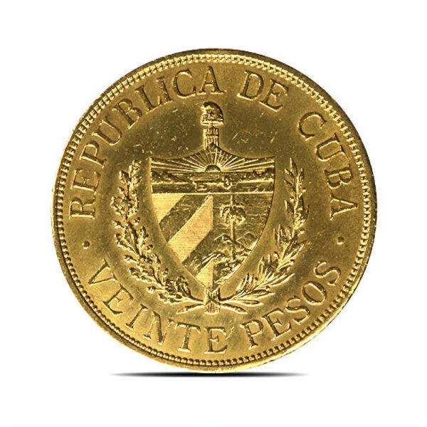Buy 20 Peso Cuba Gold Coins Online (Mixed Types, Random Year, Varied Condition) - Image 2
