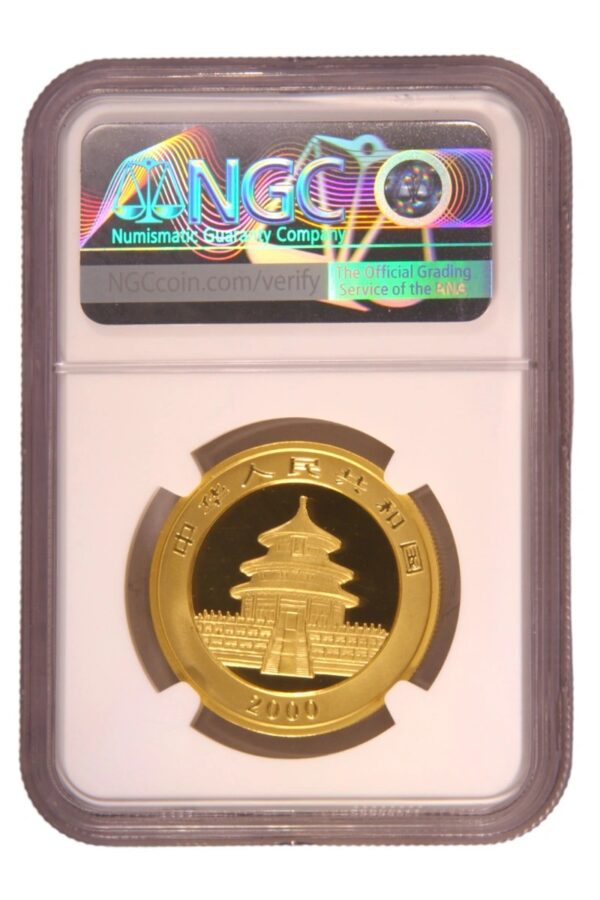 2000 1oz Chinese Panda Gold Coin Fro