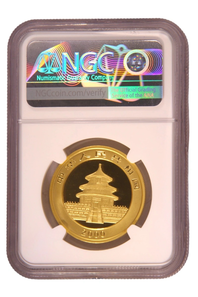 2000 1oz Chinese Panda Gold Coin Fro