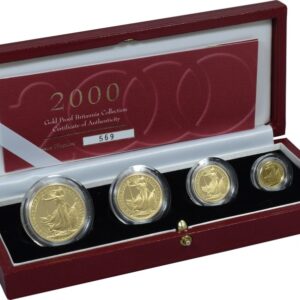 2000 Proof Gold Britannia 4 Coin Set