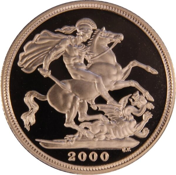 2000 Proof Gold Sovereign 4 Coin Set Boxed - Image 3
