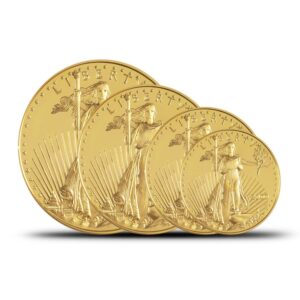2000-W 4-Coin Proof American Gold Ea
