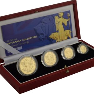 2001 Proof Gold Britannia 4 Coin Set