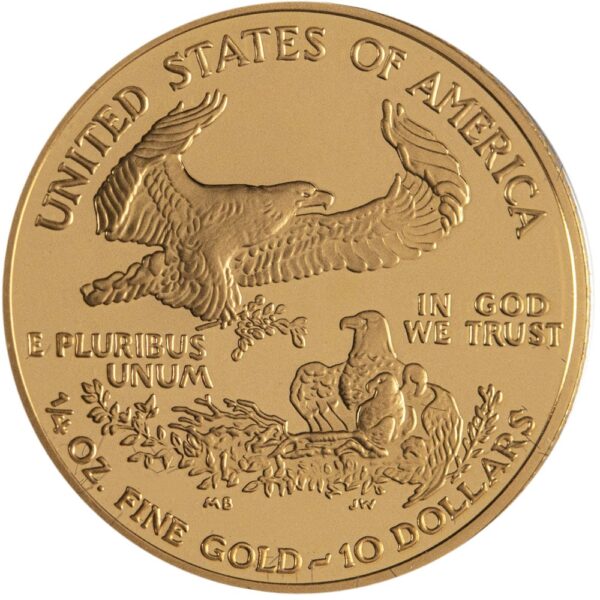 2001-W 4-Coin Proof American Gold Eagle Set (Box + CoA) - Image 2