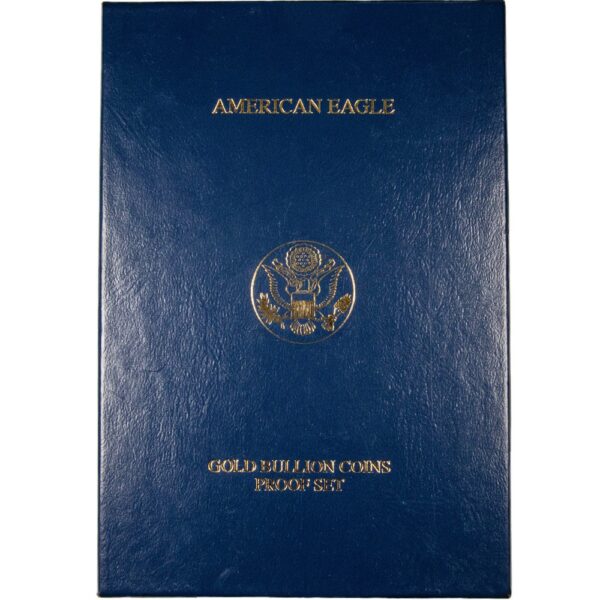 2001-W 4-Coin Proof American Gold Eagle Set (Box + CoA) - Image 6