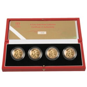 2002 Proof £2 Gold 4 Coin Set Common
