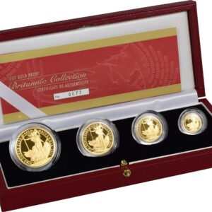 2002 Proof Gold Britannia 4 Coin Set