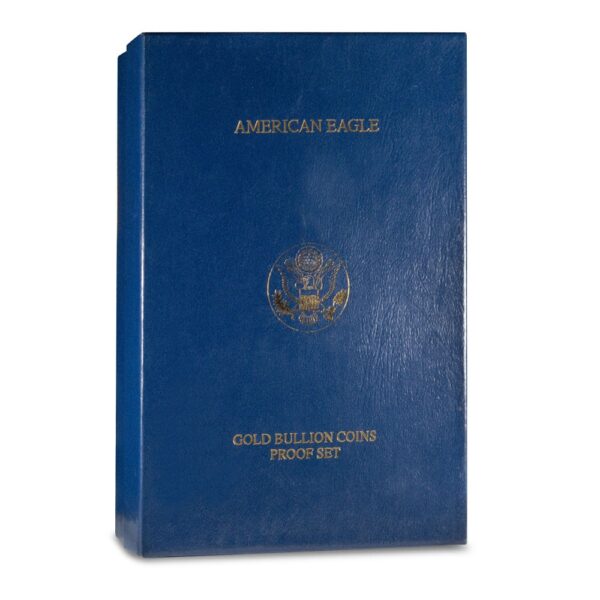2002-W 4-Coin Proof American Gold Eagle Set (Box + CoA) - Image 4