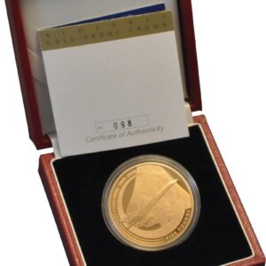 2003 Proof Gold Crown £5 Coin Concor