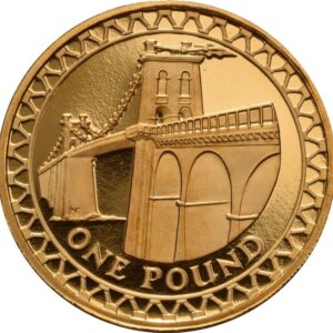 Proof Gold £1 Pound Coin Bridges 4 Coin Set 2004-2007 Boxed