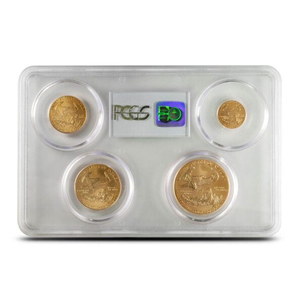 2004 American Gold Eagle 4-Coin Set PCGS MS69 - Image 2