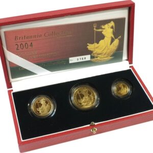 2004 Proof Gold Britannia 3 Coin Set