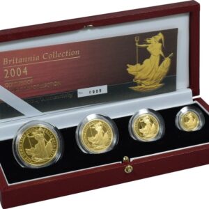 2004 Proof Gold Britannia 4 Coin Set