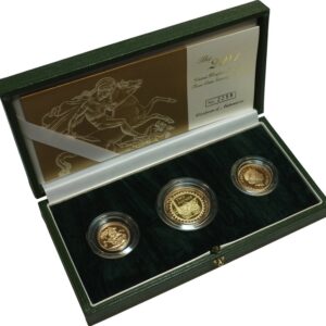 2004 Proof Gold Sovereign 3 Coin Set