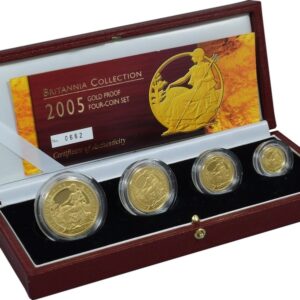 2005 Proof Gold Britannia 4 Coin Set