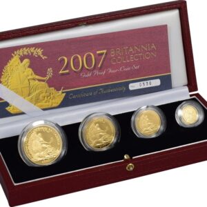 2007 Proof Gold Britannia 4 Coin Set