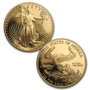 2007-W 4-Coin Proof American Gold Eagle Set (Box + CoA)
