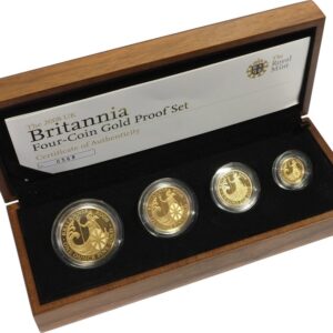 2008 Proof Gold Britannia 4 Coin Set