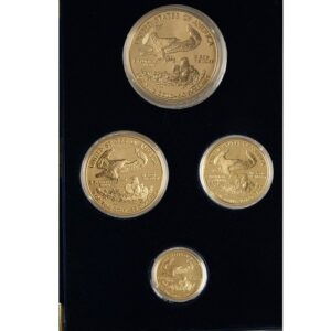 2008-W 4-Coin Proof American Gold Eagle Set (Box + CoA)