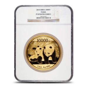 2010 1 Kilo Proof Chinese Gold Panda