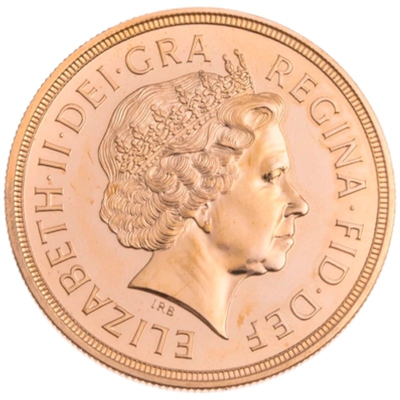 2010 Gold £5 Coin Brilliant Uncirculated Boxed - Image 2