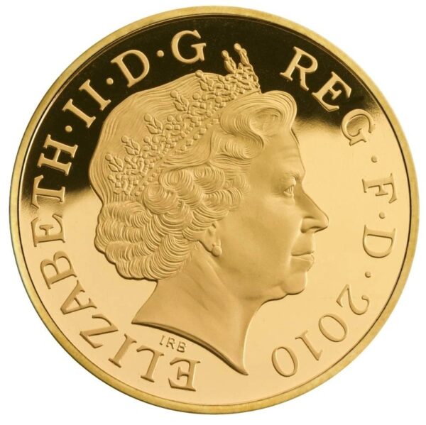 2010 Proof Gold Crown £5 Coin Restoration of the Monarchy Boxed - Image 2