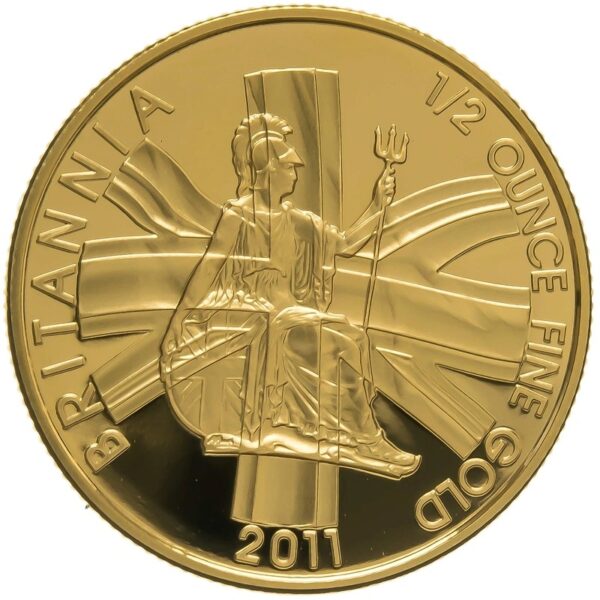 2011 Proof 1/2 oz Gold Britannia Coi