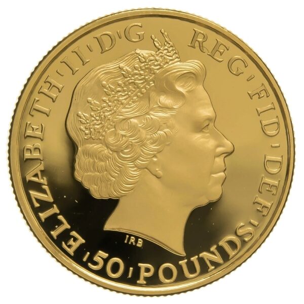 2011 Proof 1/2 oz Gold Britannia Coin PCGS PR70 - Image 2