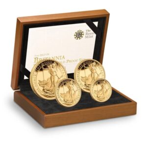 2012 Proof Gold Britannia 4 Coin Set