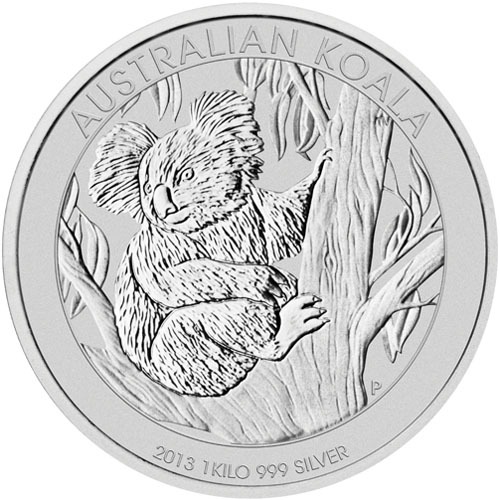 2013 1 Kilo Australian Silver Koala
