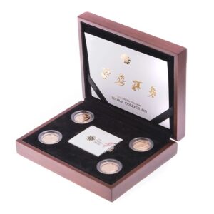 2013 Proof Gold £1 Pound Floral Coll