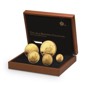 2013 Proof Gold Britannia 5 Coin Set